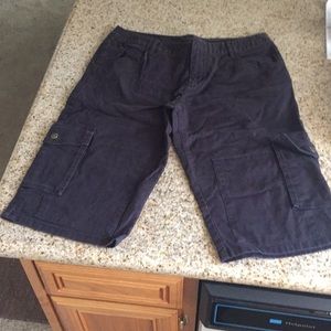 Prana black long shorts/capris medium